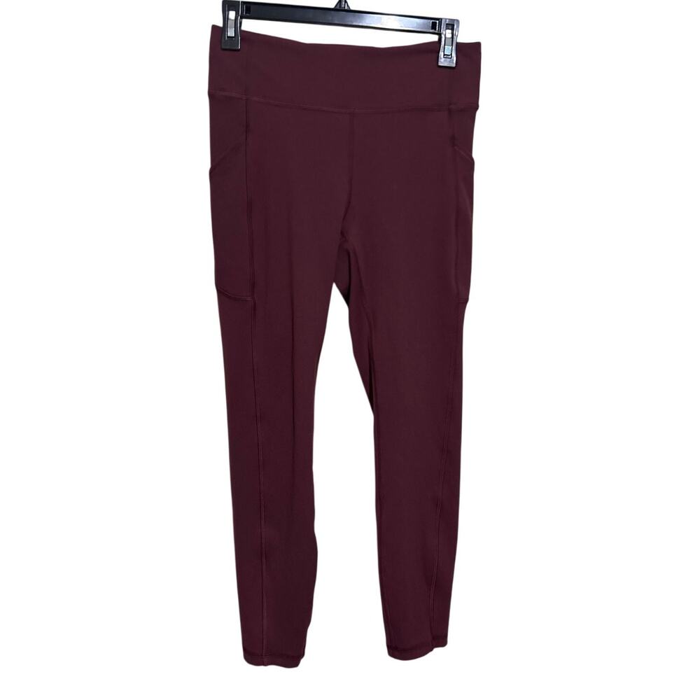 Lululemon Leggings 8 Burgundy
